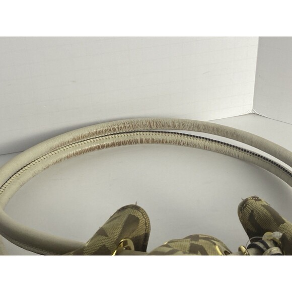 MICHAEL Michael Kors Purse Marina Signature Jacquard Drawstring Tassel HOBO Genu - Picture 6 of 16